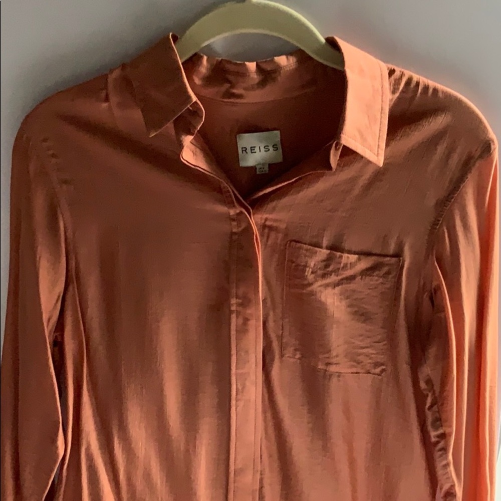 Reiss "Josh" Oversized Button Down Size 0